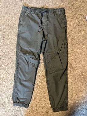 American Eagle Gray Drawstring Jogger Pants